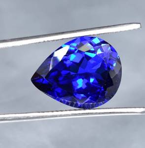 Tanzanite bleu foncé naturel de qualité supérieure, taille poire, certifiée GIA, pierre précieuse lâche pour la fabrication de bagues et bijoux, pierre fine - Product Image 6
