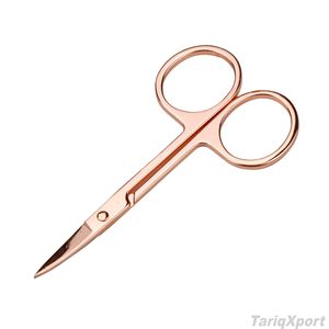 Tijeras Profesionales para Cutículas de Acero Inoxidable con Hoja Curva Afilada para Diestros, Herramienta de Manicura para Uso en Salón - Product Image 2