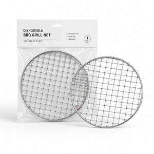 Panier de cuisson et plateau de barbecue en acier inoxydable de qualité supérieure, résistant à la chaleur, pour extérieur, pour la cuisson et la pâtisserie - Product Image 5