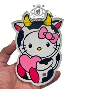 แผ่นต่อขนตาอะคริลิคใหม่แผ่นแม่เหล็กติดขนตารูปหัวใจรูปผีเสื้อ Hello Kitty - Product Image 5