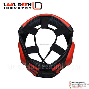 Protector de cabeza de cuero, casco de boxeo, MMA - Product Image 2