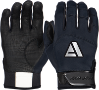 Gants de frappeur de baseball en cuir de qualité supérieure, fermeture auto-agrippante, antidérapants, soutien flexible pour la main, protection rembourrée de la paume