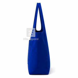 Custom Zeta Phi Beta Sorority Tote bag Blue and White Embroidered Logo Daily Use <b>Large</b> Capacity Canvas Tote bag for female - Product Image 4