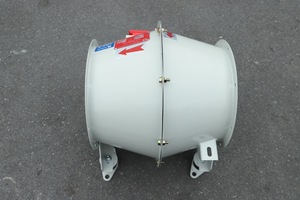 Ventilador Axial de Accionamiento Directo con Rodamientos de Bolas de Acero al Carbono, Fabricado en Vietnam, para Extracción de Humo en Pasillos, Modelo AXP-5-3D con Base - Product Image 5
