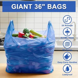 ถุงเสื้อยืดแบบหนาทนทานพร้อมหูหิ้ว จำนวนมาก - Product Image 4