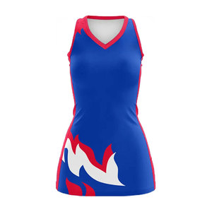 Netball Uniforms Full Sublimation Custom Team Name Number Breathable Moisture Wicking <b>Athletic</b> Sportswear Sleeveless Match - Product Image 3