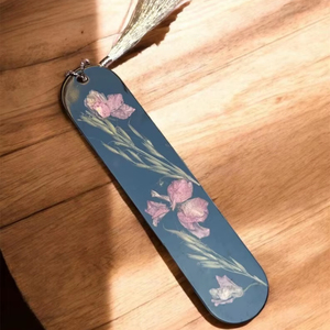 Glue Drop <b>Bookmark</b> Dried Flower Specimen Gold Foil Rose Gold Foil Eco-Friendly Resin Customized Design Teacher's Day Mother's - Product Image 1