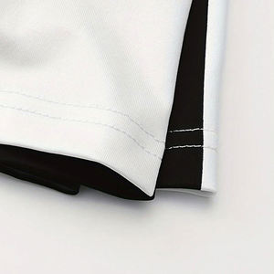 Conjunto de Uniforme de Porristas de Diseño Personalizado al por Mayor, Top Blanco sin Mangas de Spandex, Falda con Pedrería y Estampado por Transferencia Térmica 100% - Product Image 5