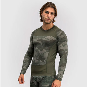 Men's <b>Black</b> Short <b>Sleeve</b> Compression Rash Guard With Orange Stitching And <b>Mesh</b> Panels For Quick Dry Performance Wear - Product Image 6