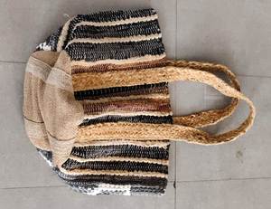 High Demand Braided <b>jute</b> promotional <b>bags</b> with two handle & cotton lining best for beach <b>shopping</b> <b>bags</b> eco friendly <b>jute</b> <b>bags</b> - Product Image 6