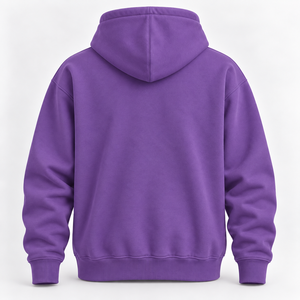 Sweat-shirt unisexe en molleton de coton avec logo personnalisé imprimé au crochet, poche kangourou, vente en gros OEM Streetwear - Product Image 6