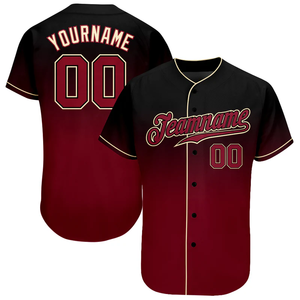 Maillots de baseball personnalisés en gros, maillots brodés pour les marques de streetwear américaines avec lettrage en sergé, vente en gros - Product Image 5