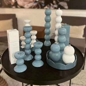 Molinillo de especias de cocina lacado, molinillo de pimienta y sal, hecho a mano con núcleo de madera, lacado brillante, OEM ODM, tamaño personalizado, venta al por mayor de fábrica - Product Image 6