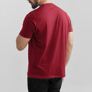 T-shirt uni à manches courtes col rond 100% coton respirant et à séchage rapide pour hommes, haute qualité, prix de gros, meilleure qualité - Product Image 1