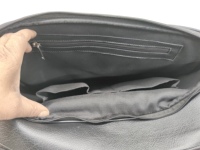 Sac à dos pour ordinateur portable en cuir véritable de haute qualité 20-35L Fermeture éclair Doublure en polyester imperméable Voyage d'affaires Usage quotidien Unisexe