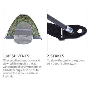 Carpa Domo de Camuflaje para 3/4 Personas para Acampar - Product Image 6