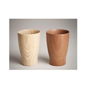 Mug en bois rustique fait main, tasse à café en bois massif naturel, vaisselle écologique pour le thé, le café, la bière, le jus - Product Image 1