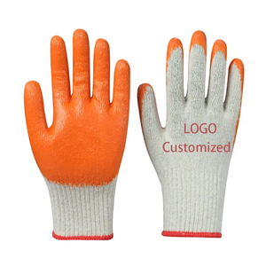 Gants de protection en caoutchouc latex respirants et résistants à l'usure, gants de travail plissés pour la protection des mains - Product Image 4