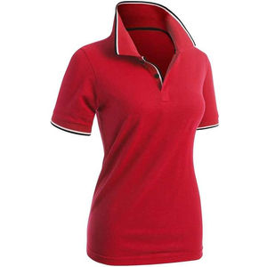 Camisas de Trabajo de Alta Calidad con Cuello Polo de Algodón y Poliéster, Camisa Polo de Golf para Mujer, Ajustada y Elástica - Product Image 5
