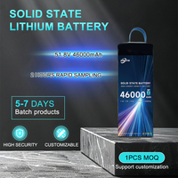 Batterie rechargeable NMC LiNiMnCoO2 semi-solide au silicium-carbone 6S 12S 14S 18S 24S 46000 mAh 320 Wh/kg pour drone UAV, fabriquée en Chine