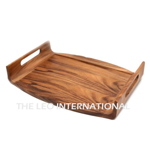 Top Quality <b>Food</b> <b>Server</b> Tray Customized Metal Tray Luxurious Design Shiny Finishing Dinner Table Decoration Serving Tray - Product Image 6