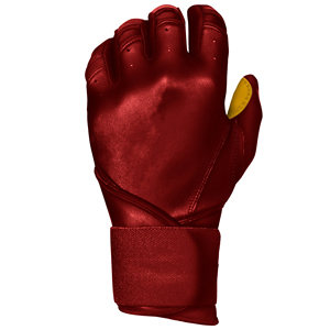 Guantes de Bateo de Béisbol Personalizados OEM de Cuero Cabretta, para Entrenamiento, Mano Izquierda/Derecha, Puño Largo, Protección de Muñeca, para Adultos, Softbol - Product Image 2