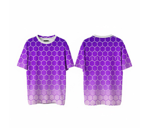 เสื้อยืดซับลิเมชั่นเต็มตัวที่สวมใส่สบายสำหรับกิจกรรมกีฬาประจำวัน |   ไซส์ผู้ชาย ผู้หญิง และเยาวชน |   น้ำหนักเบา แห้งเร็ว - Product Image 3