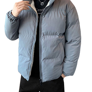Bulk Custom Logo Mens Stand Collar Short Puffer <b>Jacket</b> Winter <b>Warm</b> Lightweight Quilted Insulated Fashion Bubble <b>Jacket</b> - Product Image 5