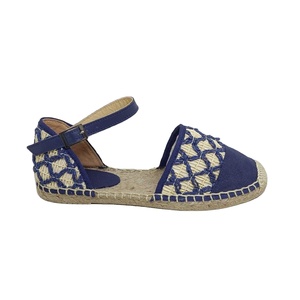 Respirant Classique Doux Raphia Tissu Femmes Espadrilles Chaussures Marche Style Anti Glissant Toile Insock Espadrilles Chaussures - Product Image 1