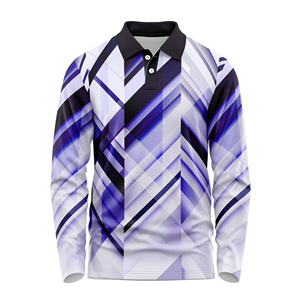 Chemise polo pour homme de bonne qualité, manches longues, chemises de golf légères, UPF 50+, chemises fraîches pour homme, vêtements de travail, de pêche et de plein air - Product Image 3