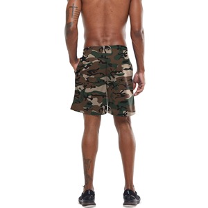 Shorts cargo pour hommes de qualité supérieure, prix OEM abordable, respirants, 100% polyester, avec fermeture éclair, logo personnalisé, pour le travail, le sport, vente en gros - Product Image 3