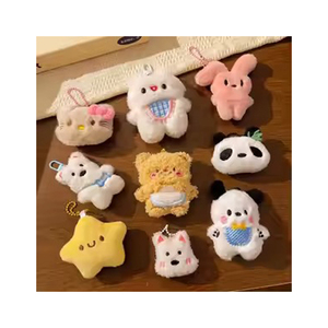 <b>Cute</b> White Koala Plush Keychain 3D Cartoon Soft Toy Faux Fur Pendant Decor - Product Image 2