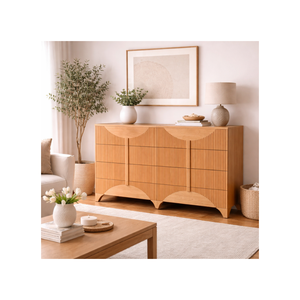 Cómoda de la Colección HAVASU Más Vendida, Cajonera de Madera para Dormitorio, Muebles Sostenibles Hechos en Vietnam - Product Image 1