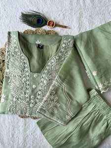 <b>Kurti</b> Set With Embroidered Neck And Dupatta For Women Casual Regular Fit For Traditional <b>Indian</b> Style From Samp Corporation - Product Image 6