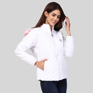 Blouson d'hiver élégant pour filles, nouveau design, coupe moderne, imprimé uni, col à capuche, laine, séchage rapide, haute qualité - Product Image 5