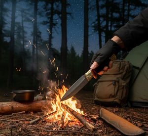 Customizable OEM Stainless Steel Outdoor Hunting Fixed Blade <b>Knife</b> with Serrated Edge and Clip Point-Survival & <b>Utility</b> <b>Knife</b> - Product Image 5