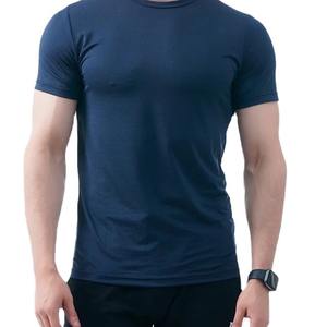 T-shirts thermiques décontractés modernes et solides, personnalisables avec logo, marque privée, haute qualité, respirants, manches courtes, prix de gros - Product Image 2