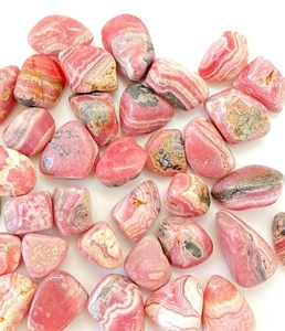 โรโดโครไซต์คุณภาพสูง เกรดพิเศษ หินขัดเงา รูปทรงผสม สำหรับทำเครื่องประดับ - Product Image 4