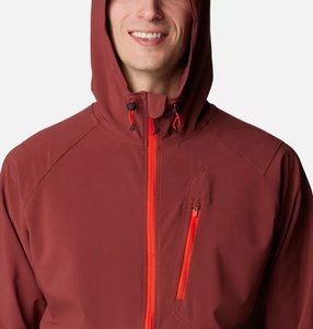 Veste softshell respirante pour hommes, idéale pour les sports de plein air, avec capuche et ourlet ajustables, de haute qualité, pour la randonnée et la course à pied - Product Image 6