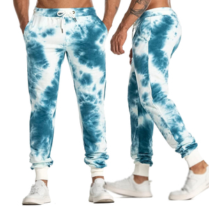 Customized 100% Cotton <b>Elastic</b> <b>Waist</b> Loose Fitted Men's for Streetwear Oversized French Sublimation Terry <b>Trousers</b> - Product Image 5