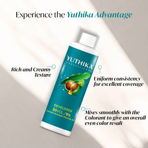 Yuthika อุปกรณ์สำหรับผม30มล. (9%) ขนาด100มล. สำหรับสีผมผลิตในอินเดีย - Product Image 4