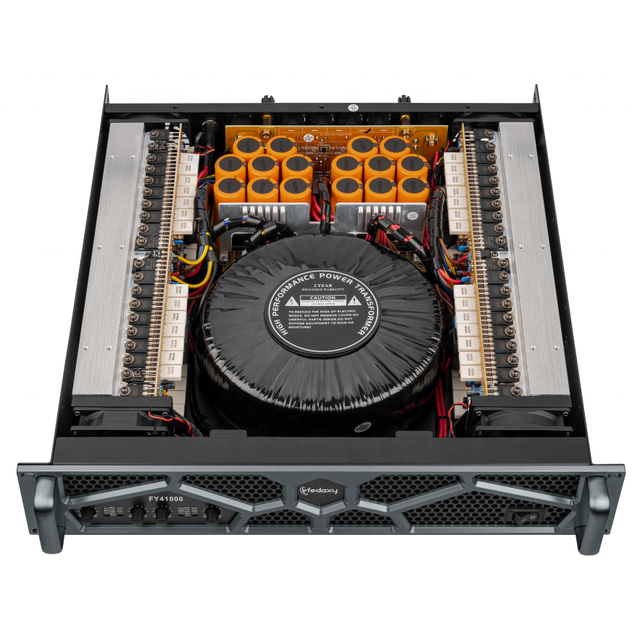 DJ Amplifier Board 1000 Watts 4 Channel Class H 2U Stereo Professional Power Supply Amplifier Audio