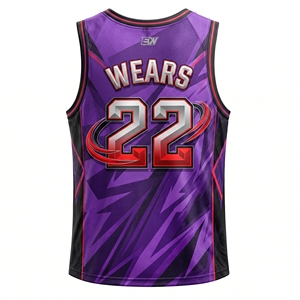 Maillot de basket-ball moderne alliant des matériaux respirants, une coupe confortable et une qualité fiable pour les joueurs de tous les niveaux. - Product Image 5