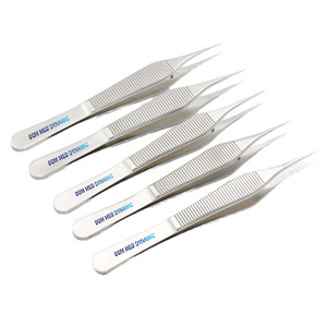 Forceps d'extraction en titane Adson pour greffe de cheveux, instrument chirurgical manuel de précision réutilisable, outil médical CE - Product Image 5
