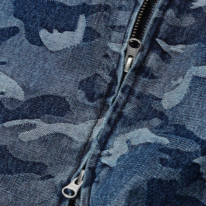 Sudadera con Capucha para Hombre, Otoño 2026, Estilo Urbano, Bordado, Patchwork, Apliques con Pedrería, Efecto Monkey Acid Wash, Transpirable - Product Image 2