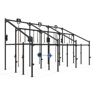 Fabriek Custom Outdoor Gym Rigs 10 Bay Vrijstaand Gewichtheffen Cf Competitie Rig Evenementen Trekken Squat Rig - Product Image 3