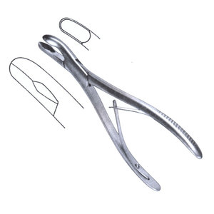 Rongeur orthopédique professionnel en acier inoxydable à double action, coupe-os chirurgical, fournisseur et fabricant OEM - Product Image 3