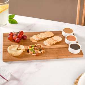 Modern fruit theme wooden Natural wooden wedding decor Handicraft decorative food tray Format Single-Piece <b>Packaging</b> - Product Image 4