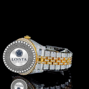 Reloj de Lujo con Diamantes Moissanite de Primera Calidad, Marca Original para Hombre y Mujer, Estilo Hip Hop, Brillante, de Diseñador, LOISTA - Product Image 1