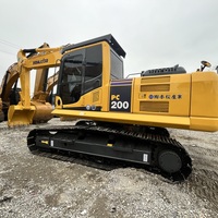 Mejor Precio, Buen Estado, Excavadora Usada de 20 Toneladas, Hidráulica, con Pocas Horas de Uso, Komatsu PC200-7 PC200-8 PC200 en Venta, Disponible en Stock